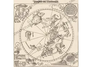 Antique Constellation Map 1515 — Dürer, Imagines coeli Meridionales