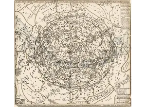 Constellation Map 1909 — Dilks, Stars of the First 5 Magnitudes