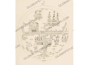 Old World Map — Mappemonde de Leipzig, Jomard's Monuments