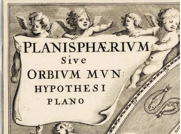 Title banner Planisphaerium Arateum, 1:1 detail