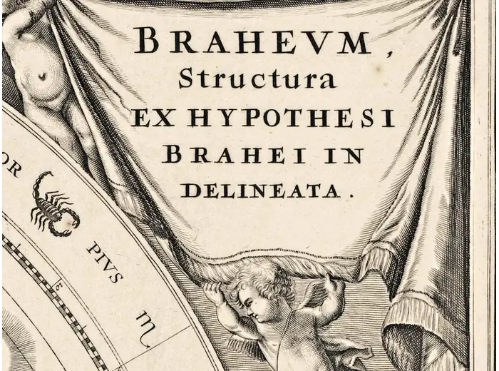 Imprint banner of the 1708 edition, 1:1 detail