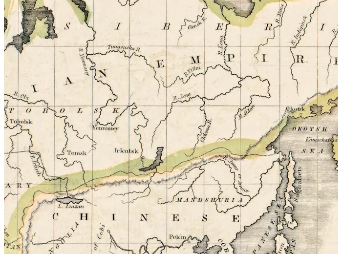 Detail at 1:1 — Siberia and the Chinese Empire