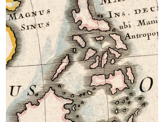 The East Indies on the 1714 Delisle map