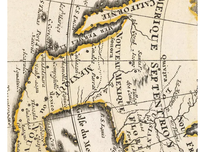 Detail at full size: California and North America