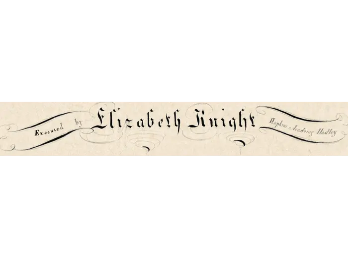 Oude wereldkaart 1810 — Elizabeth Knight, Map of the World — detail 2