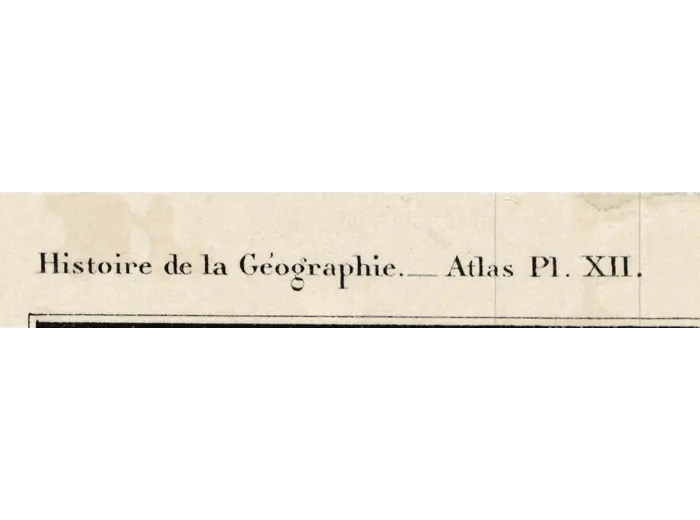 Alte Weltkarte 1873 — Vivien de Saint-Martin, Planisphère, Mercator — Detail 2