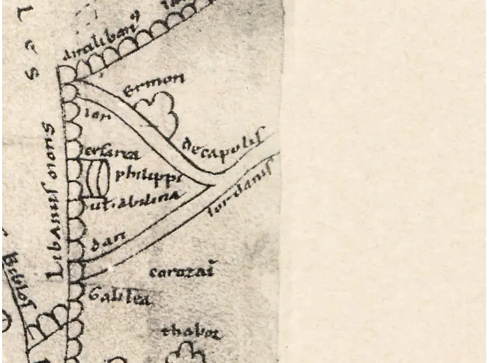 Stara mapa Azji ok. 1150 — mapa Hieronima, faksymile Millera 1895, tabl. 11 — detal 7