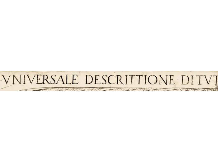 Alte Weltkarte 1570 — Donato Bertelli, Universale Descrittione — Detail 1